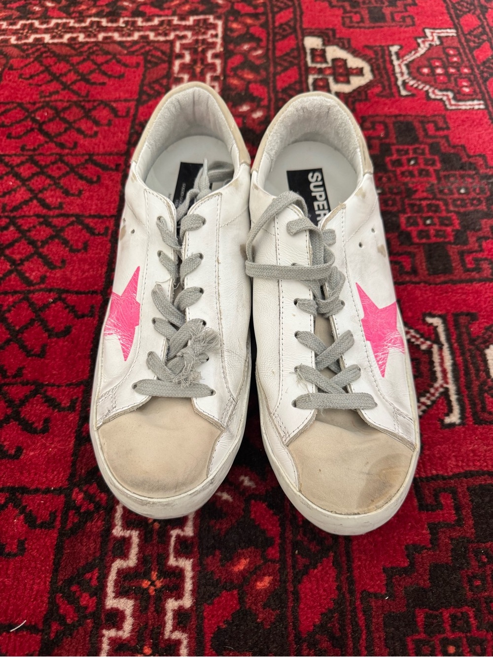 Golden Goose Pink Star Sneakers 40 - Picture 7 of 9